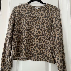 Cheetah print sweater